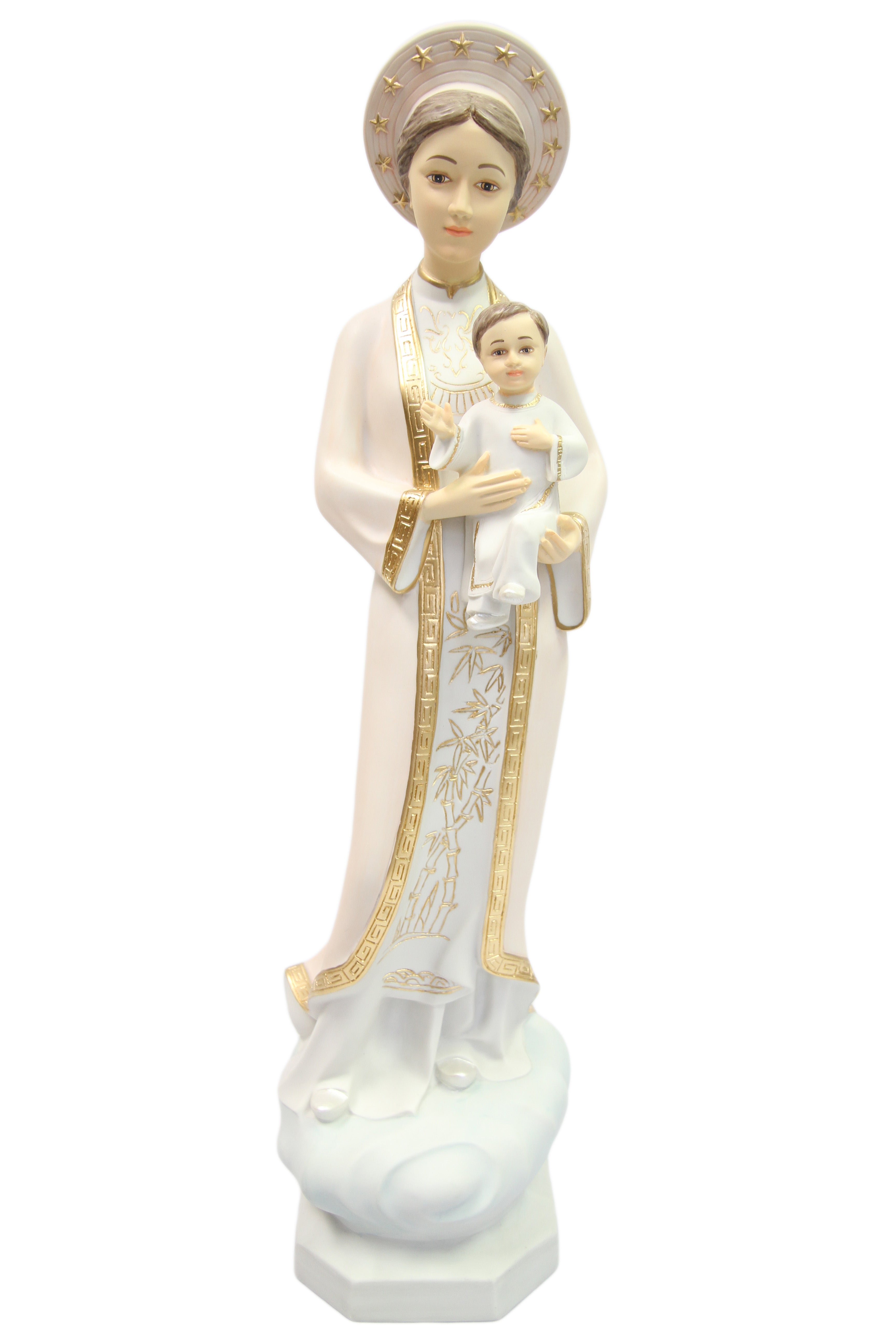 26" Our Lady of La Vang Virgin Mary Blessed Mother Catholic Religious Statue Figurine Vittoria Collection