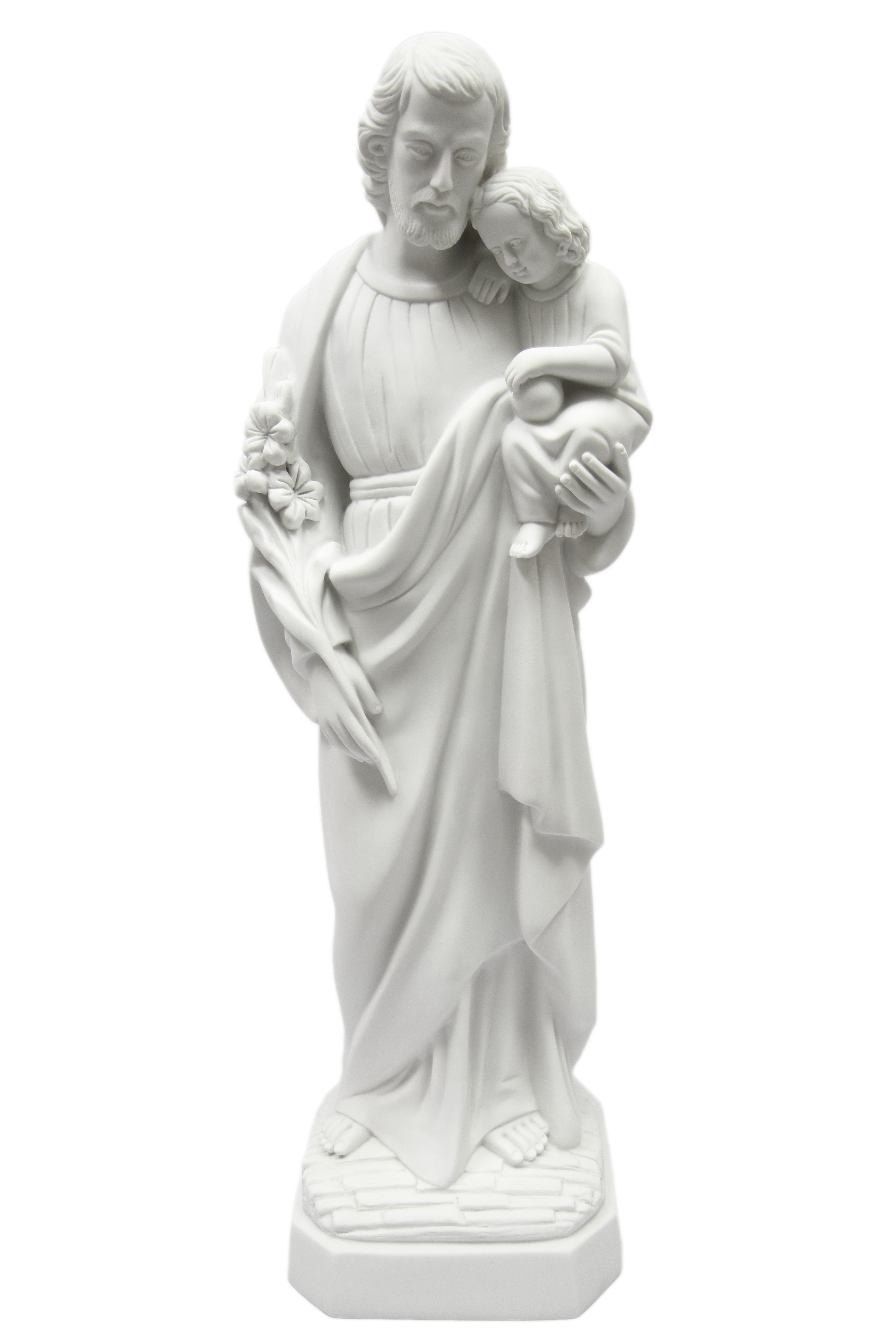 27 Inch Saint Joseph with Baby Jesus Catholic Religious Statue Vittoria Collection Made in Italy