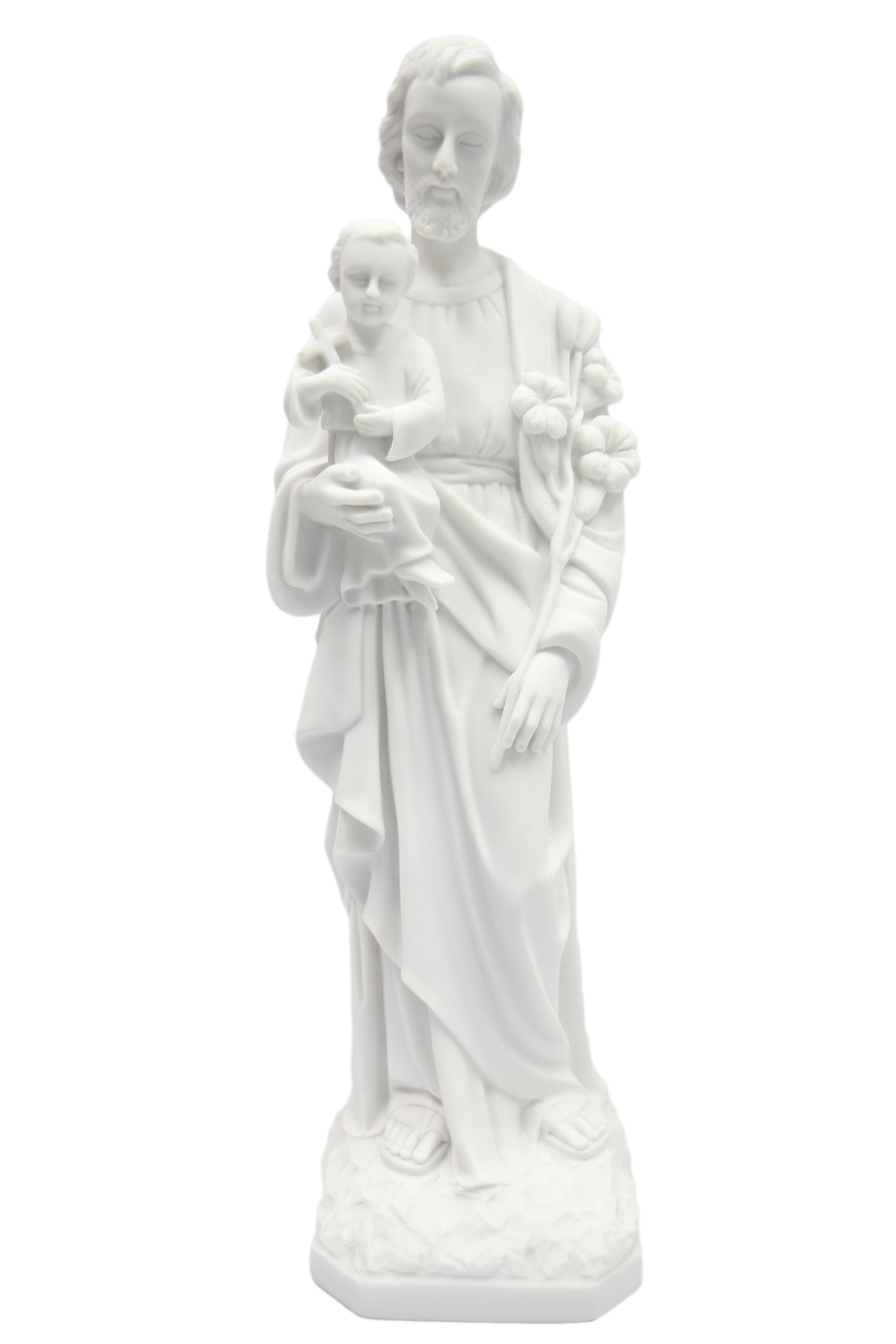 19 Inch Saint Joseph with Baby Jesus Catholic Religious Statue Vittoria Collection Made in Italy
