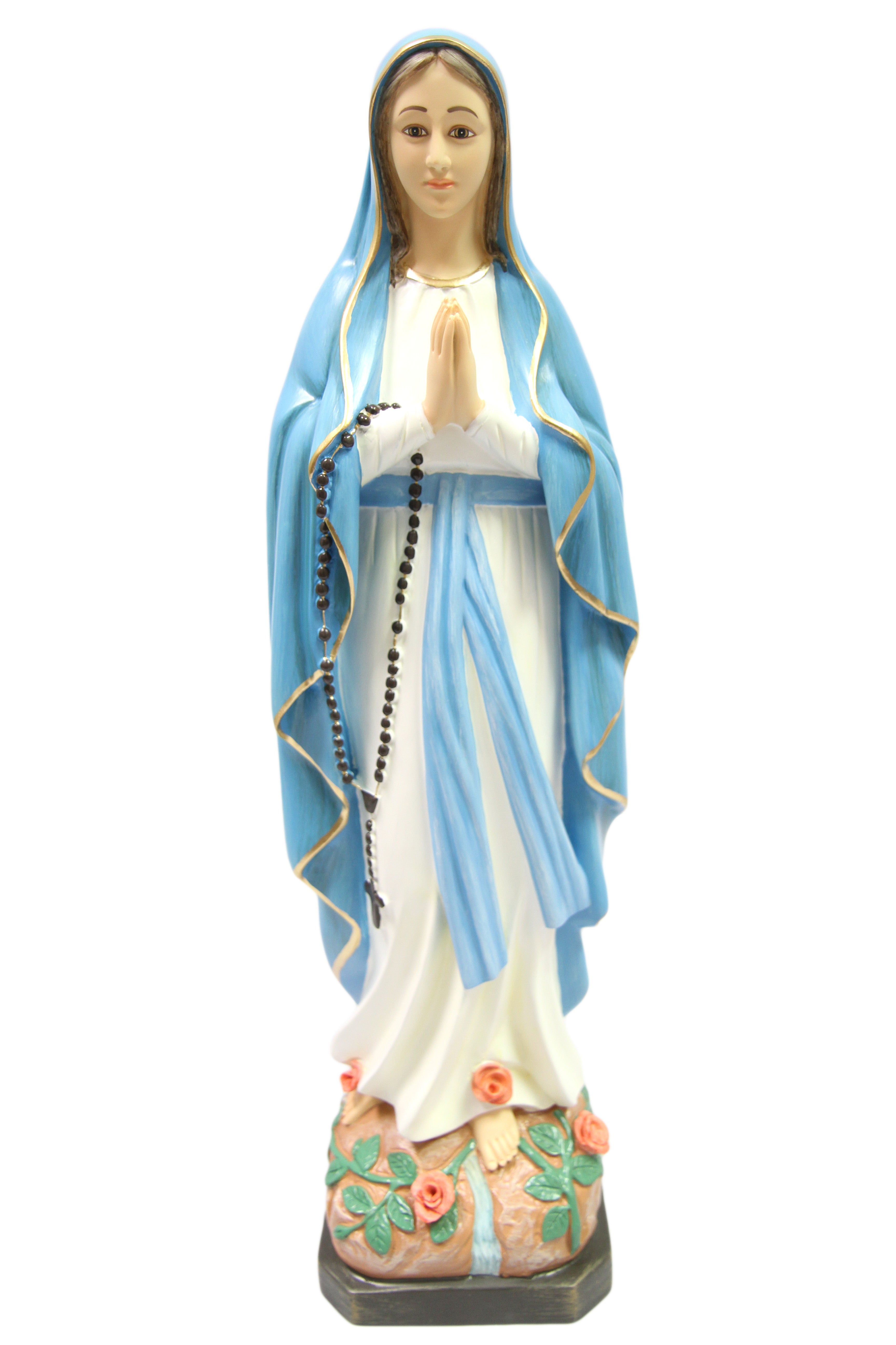 24 Inch Our Lady of Lourdes Virgin Mary Catholic Statue Vittoria Collection Made in Italy Religious