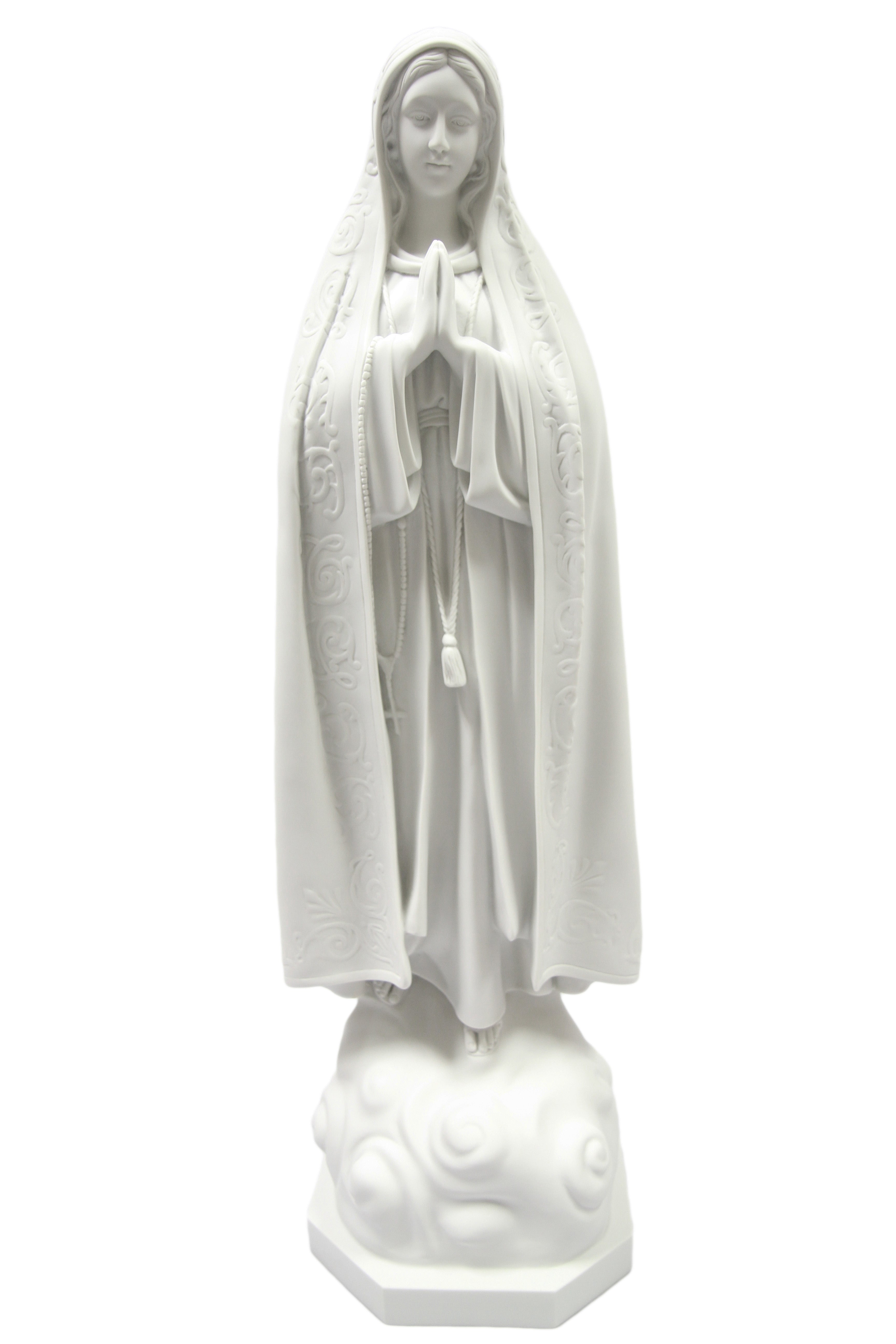 32 Inch Our Lady of Fatima Virgin Mary Mother Catholic Statue Vittoria Collection Made in Italy Religious