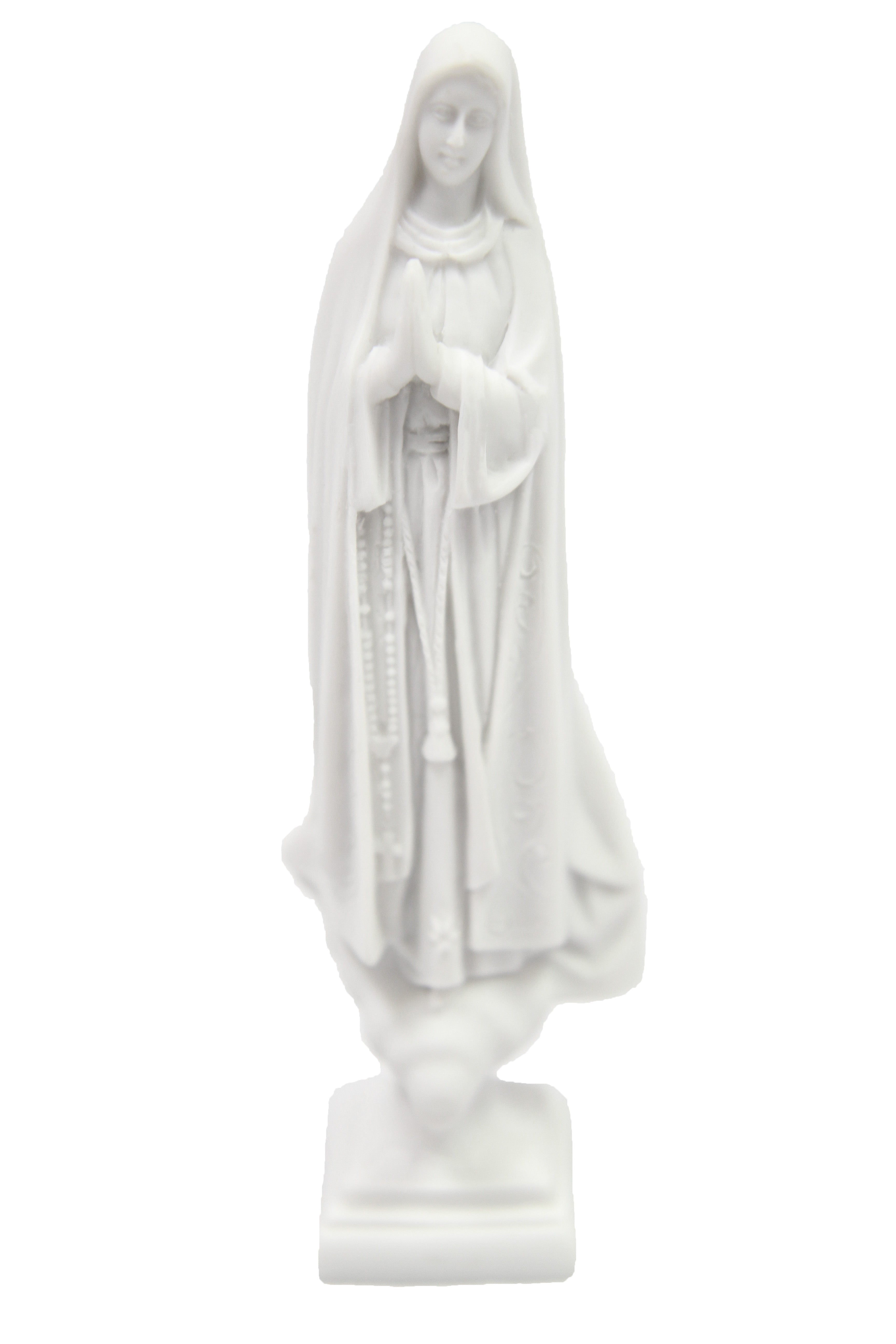 6.25 Inch Our Lady of Fatima Virgin Mary Catholic Religious Statue Sculpture Figurine Vittoria Collection Made in Italy