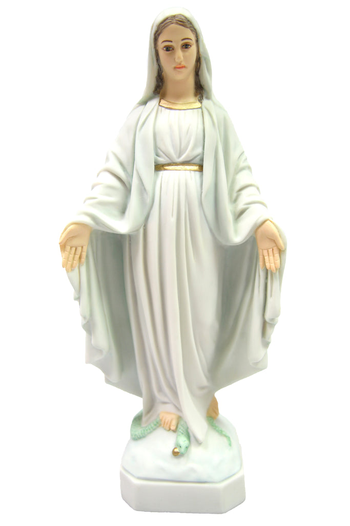 12 Inch Our Lady of Grace Virgin Mary Madonna Catholic Statue Figurine ...