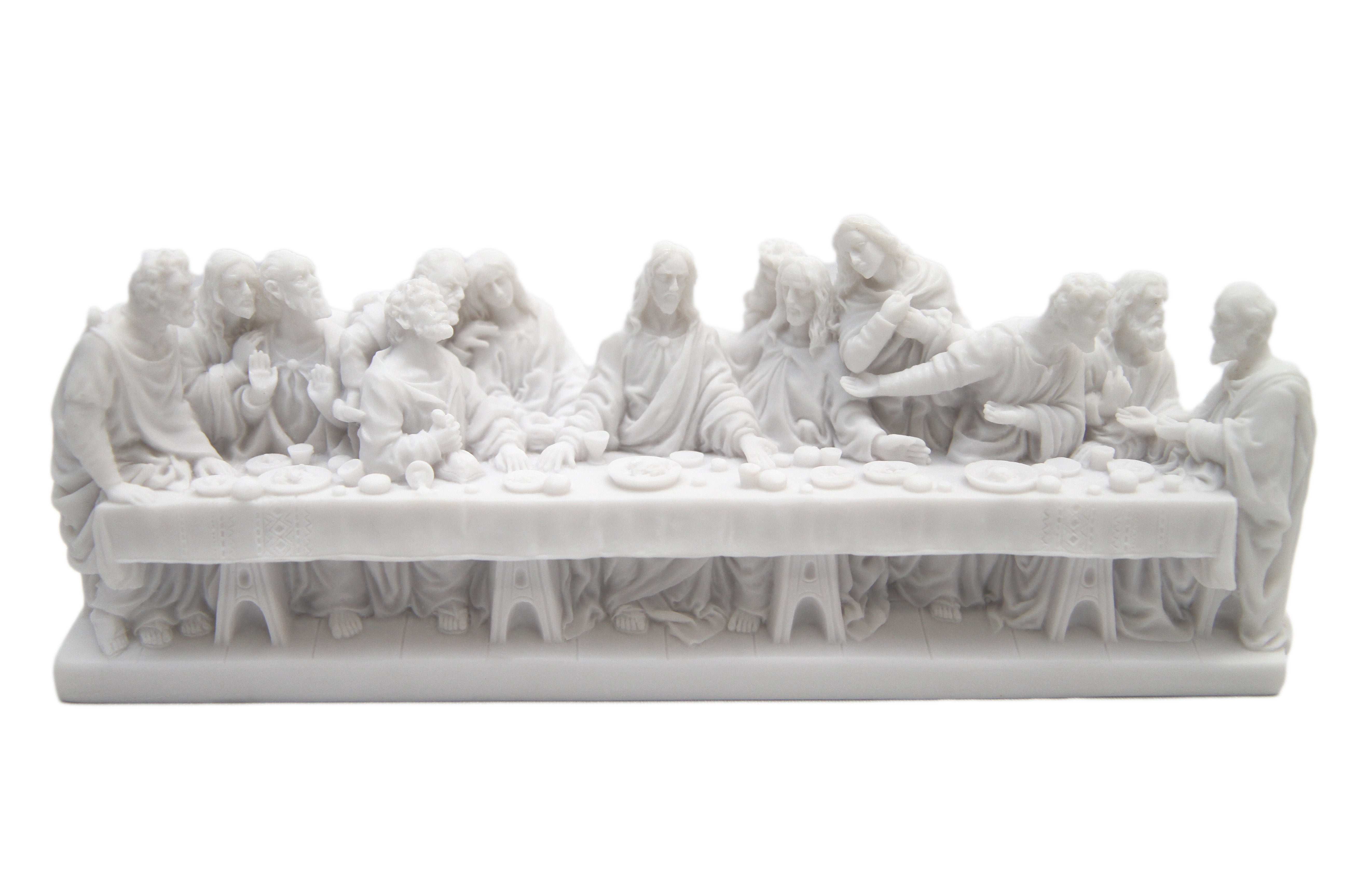 8.8" The Last Supper Statue Catholic Religious Sculpture Vittoria Collection 12 Apostles and Jesus Figurine