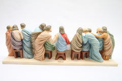 17" The Last Supper Statue Catholic Religious Sculpture Vittoria Collection Hand Painted