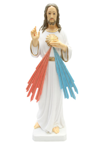 23.5 Inch Divine Mercy Jesus Catholic Statue Sculpture Vittoria Collection Made in Italy Hand Painted