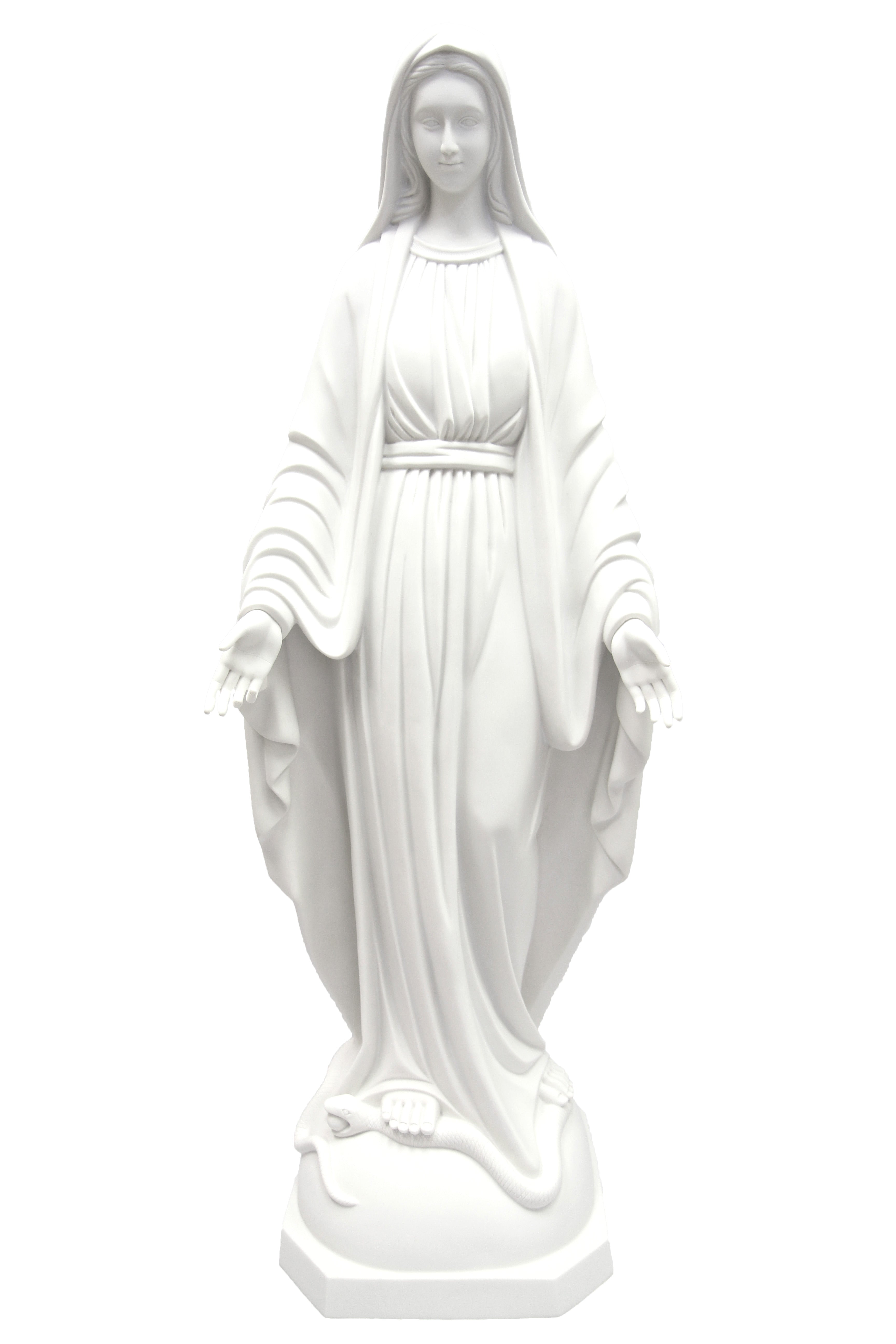 47" Our Lady of Grace Virgin Mary Catholic Statue Vittoria Collection Made in Italy Indoor Outdoor Garden