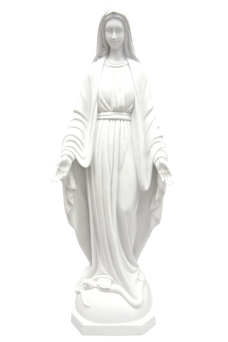 47" Our Lady of Grace Virgin Mary Catholic Statue Vittoria Collection Made in Italy Indoor Outdoor Garden