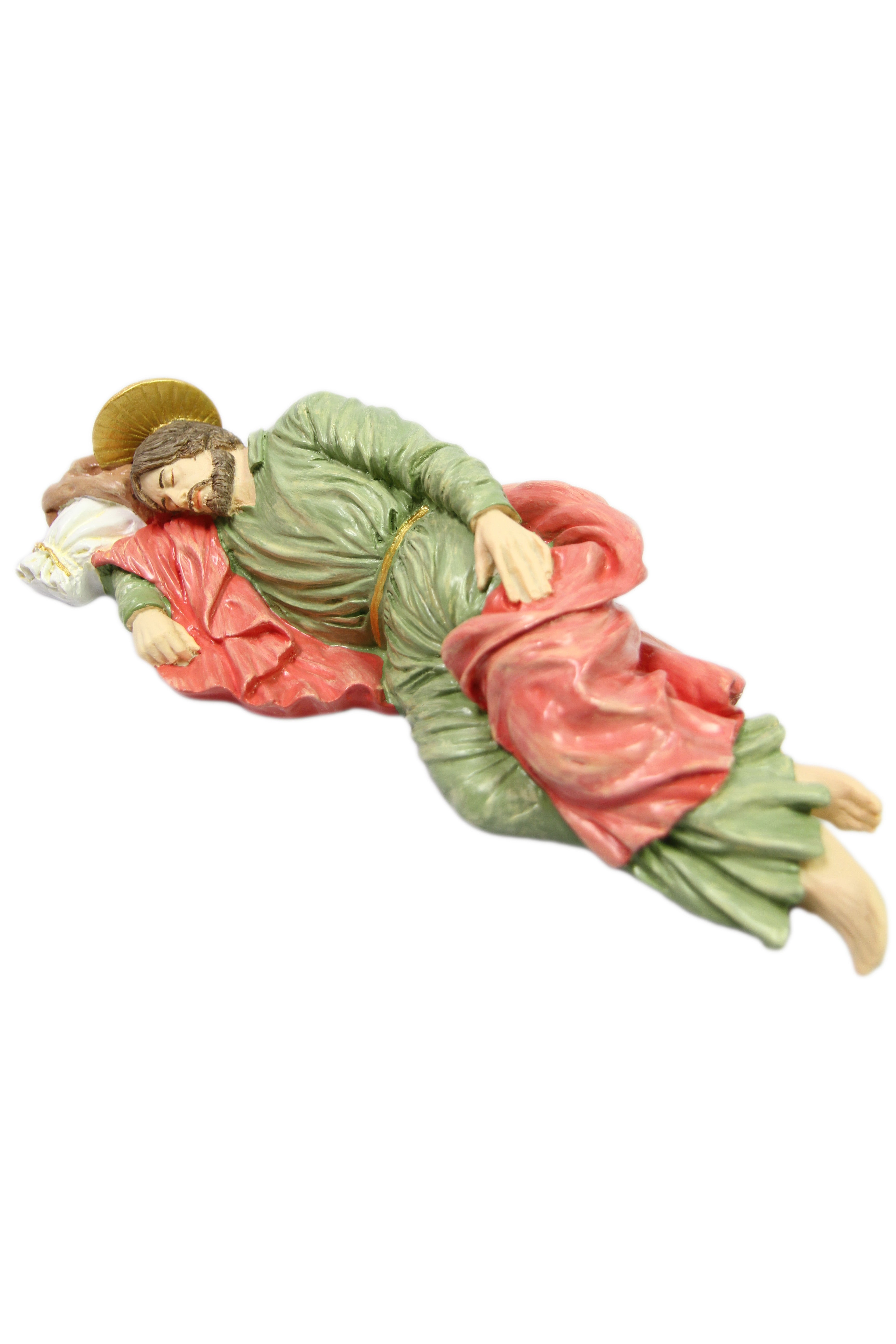 12" Sleeping Saint St Joseph Catholic Statue Sculpture Figurine Vittoria Collection Made in Italy Religious Pope Francis