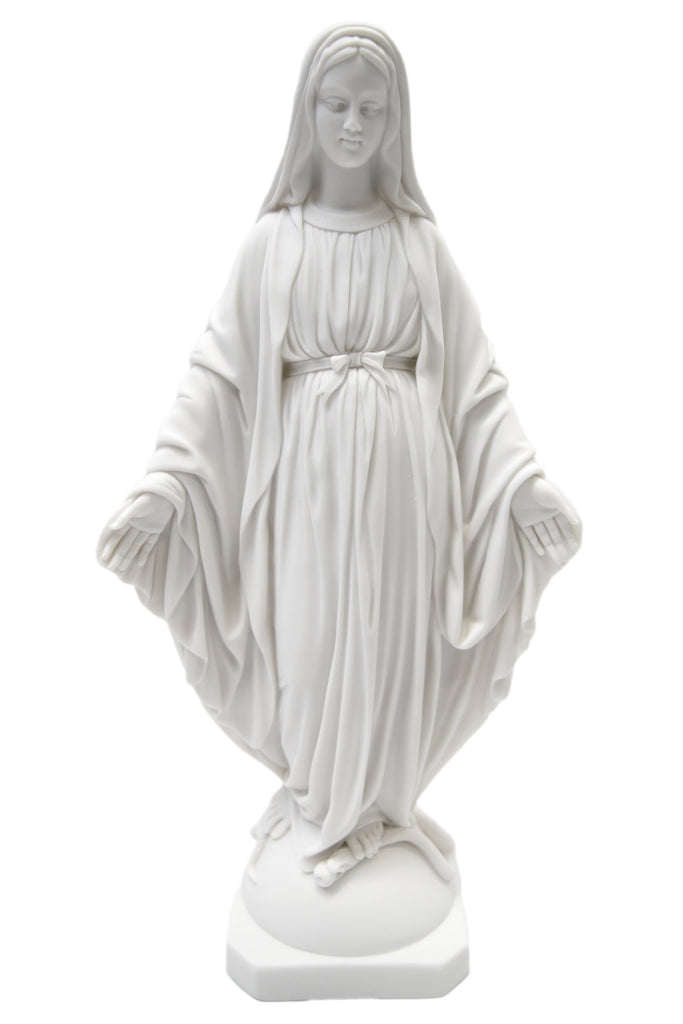 16" Our Lady of Grace Blessed Virgin Mary Catholic Statue Sculpture Vi ...