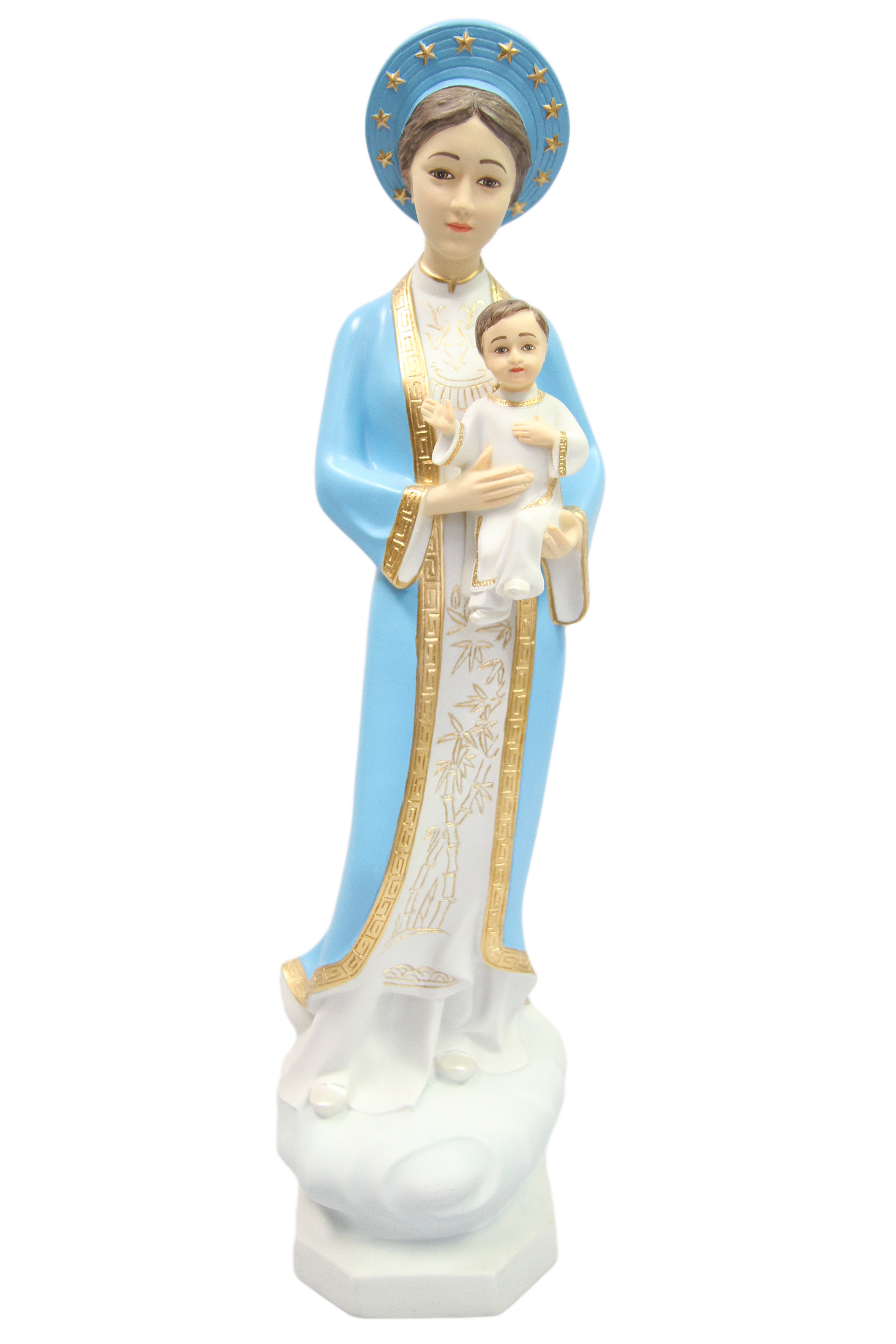 26" Our Lady of La Vang Virgin Mary Blessed Mother Catholic Religious Statue Figurine Vittoria Collection