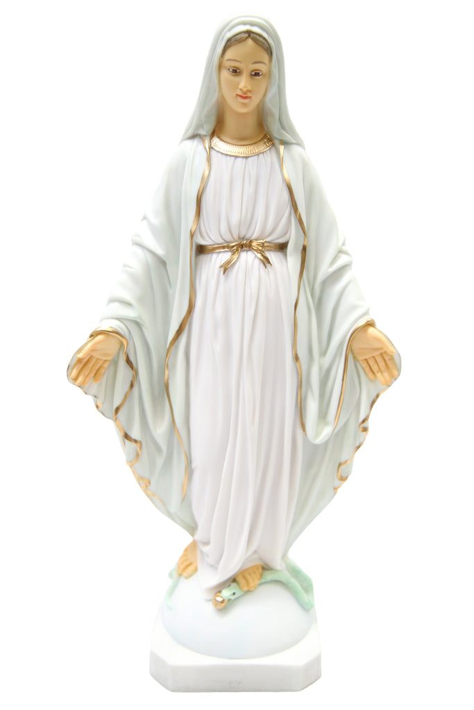 16" Our Lady of Grace Blessed Virgin Mary Mother Catholic Statue Sculp ...