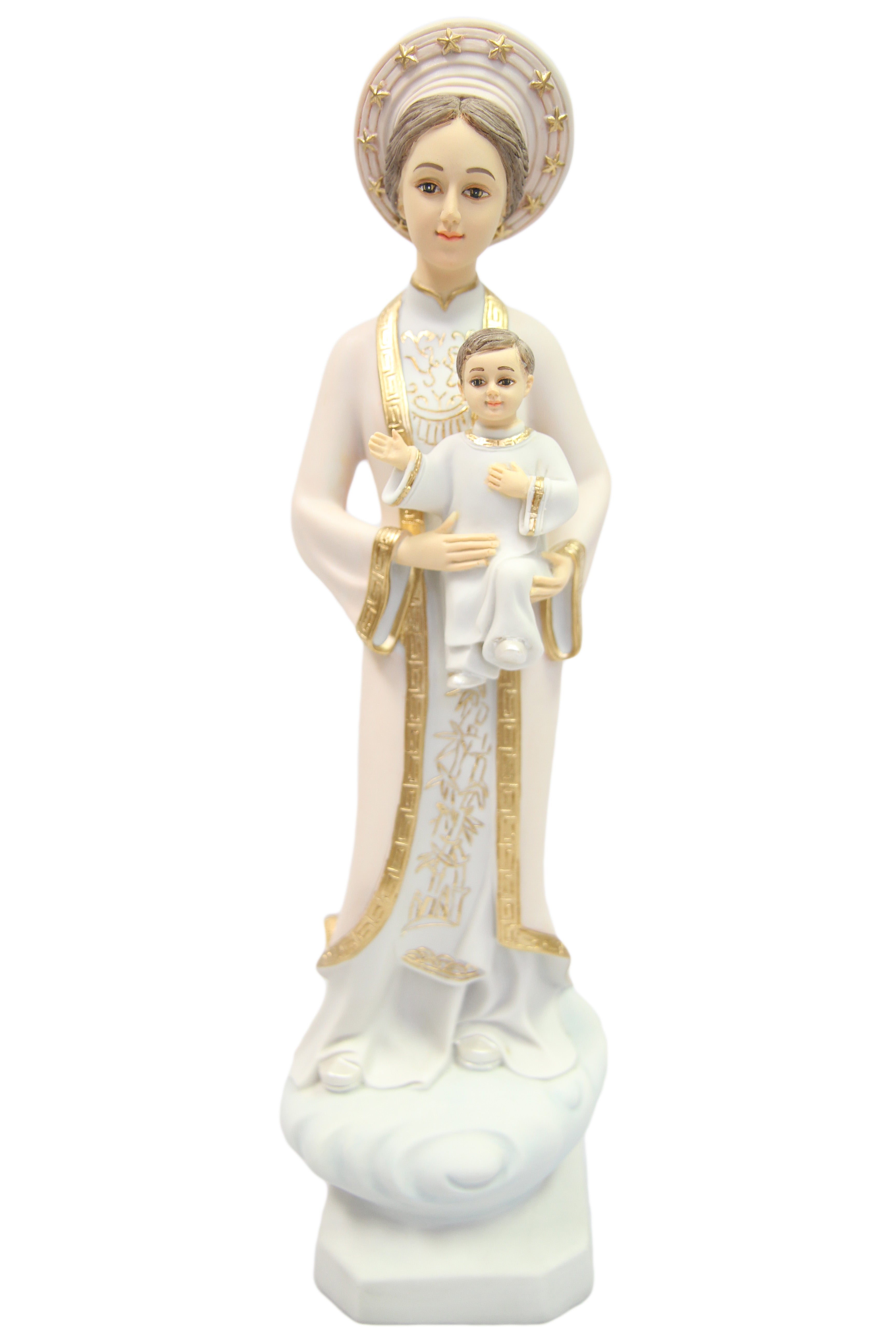 16" Our Lady of La Vang Virgin Mary Blessed Mother Catholic Religious Statue Figurine Vittoria Collection