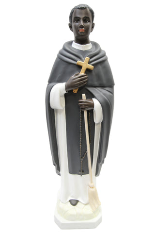 28" Saint St Martin De Porres Statue Sculpture Catholic Religious Indoor Outdoor Garden