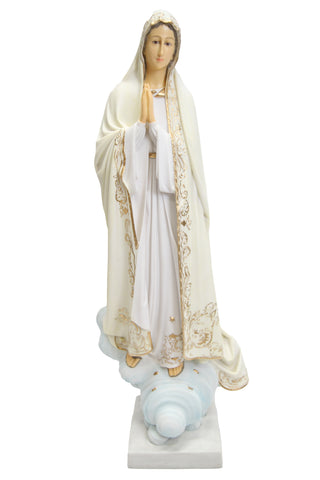 23 Inch Our Lady of Fatima Virgin Mary Immaculate Mother Catholic Religious Statue Sculpture Figurine Vittoria Collection