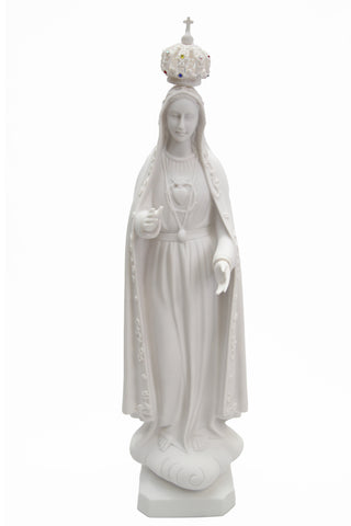 25.5 Inch Our Lady of Fatima Virgin Mary Catholic Religious Statue Vittoria Collection Made in Italy