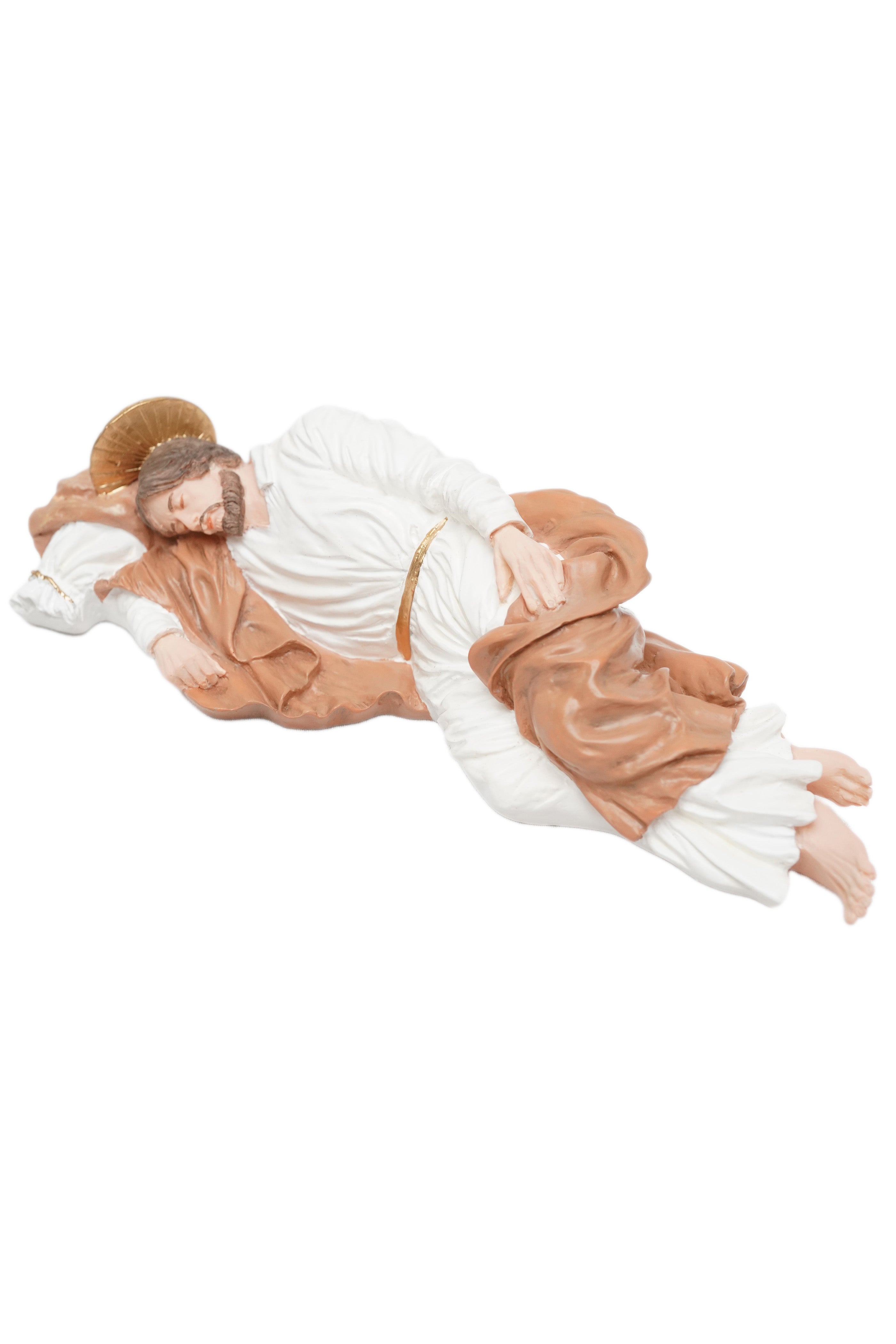 12 Inch Sleeping Saint St Joseph Catholic Statue Sculpture Figurine Vittoria Collection Made in Italy Religious Pope Francis