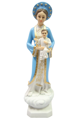 16 Inch Our Lady of La Vang Virgin Mary Blessed Mother Catholic Religious Statue Figurine Vittoria Collection Made in Italy