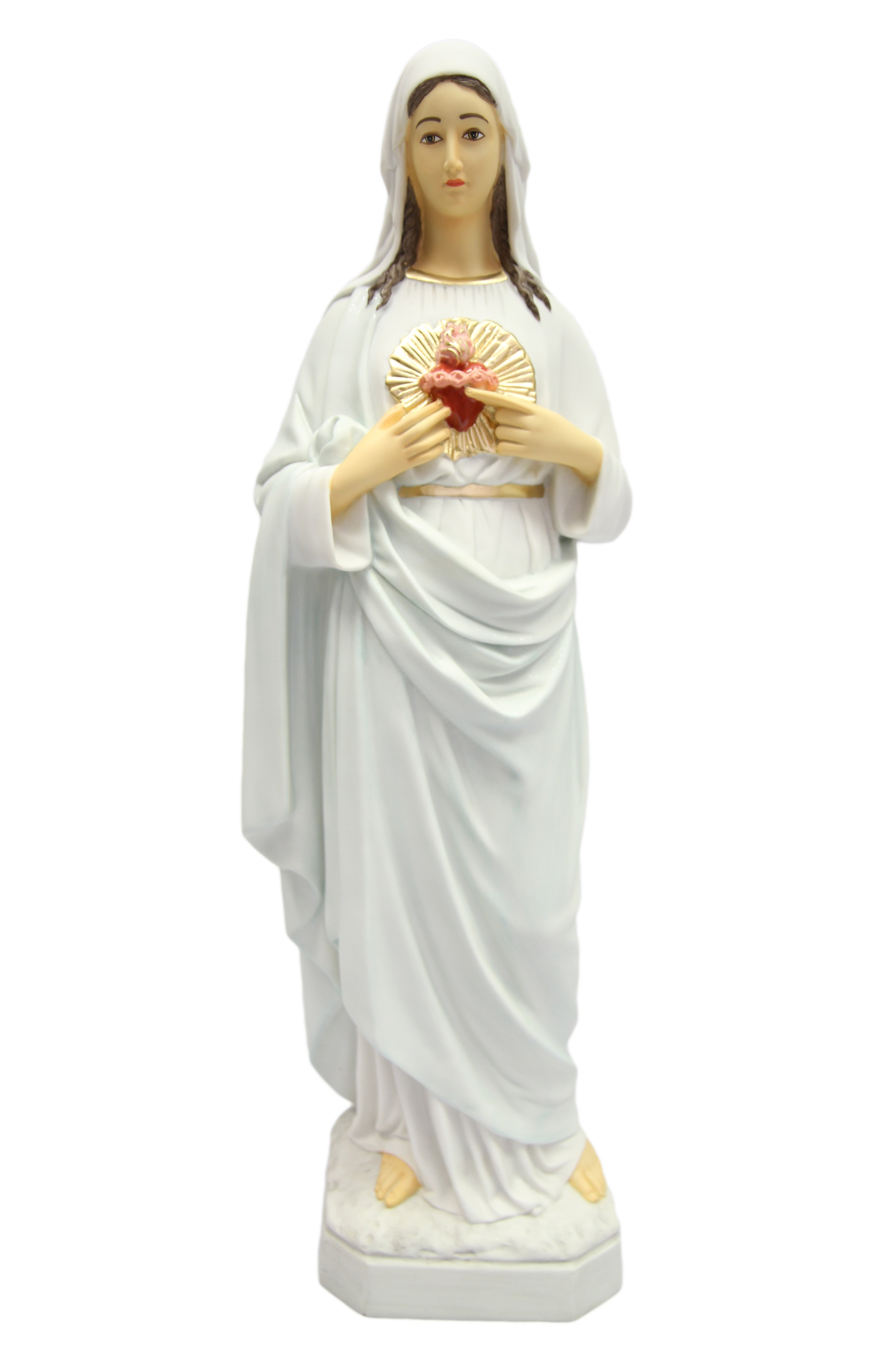 25 Inch Immaculate Heart of Mary Blessed Mother Catholic Statue