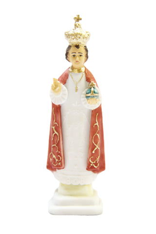 4.25" Inch Infant Jesus of Prague Catholic Statue Vittoria Collection Made in Italy Hand Painted
