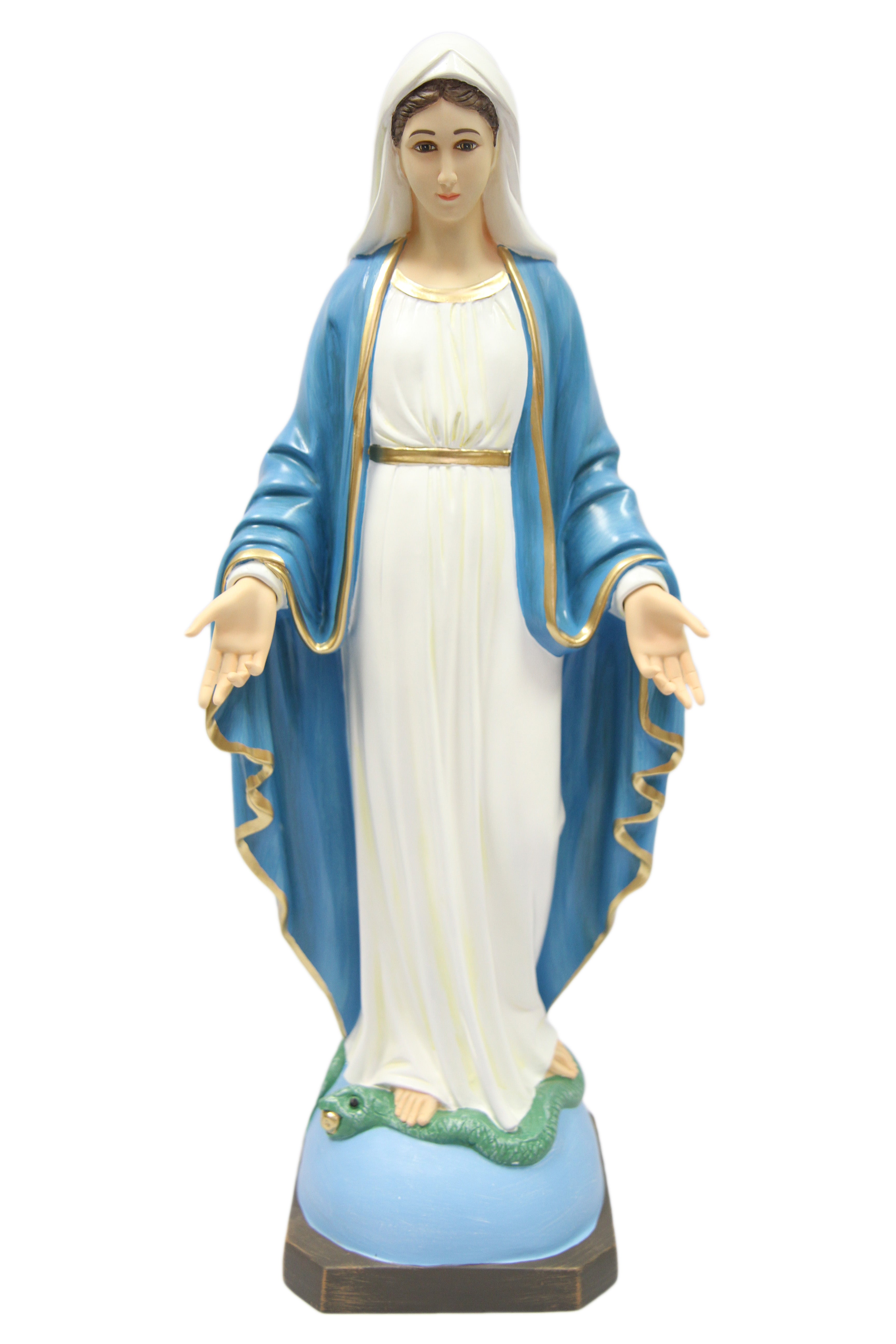 23.5 Inch Our Lady of Grace Virgin Mary Catholic Statue Figurine Vittoria Collection Made in Italy