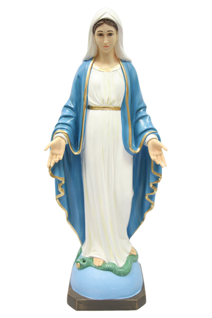 23.5 Inch Our Lady of Grace Virgin Mary Catholic Statue Figurine Vitto ...