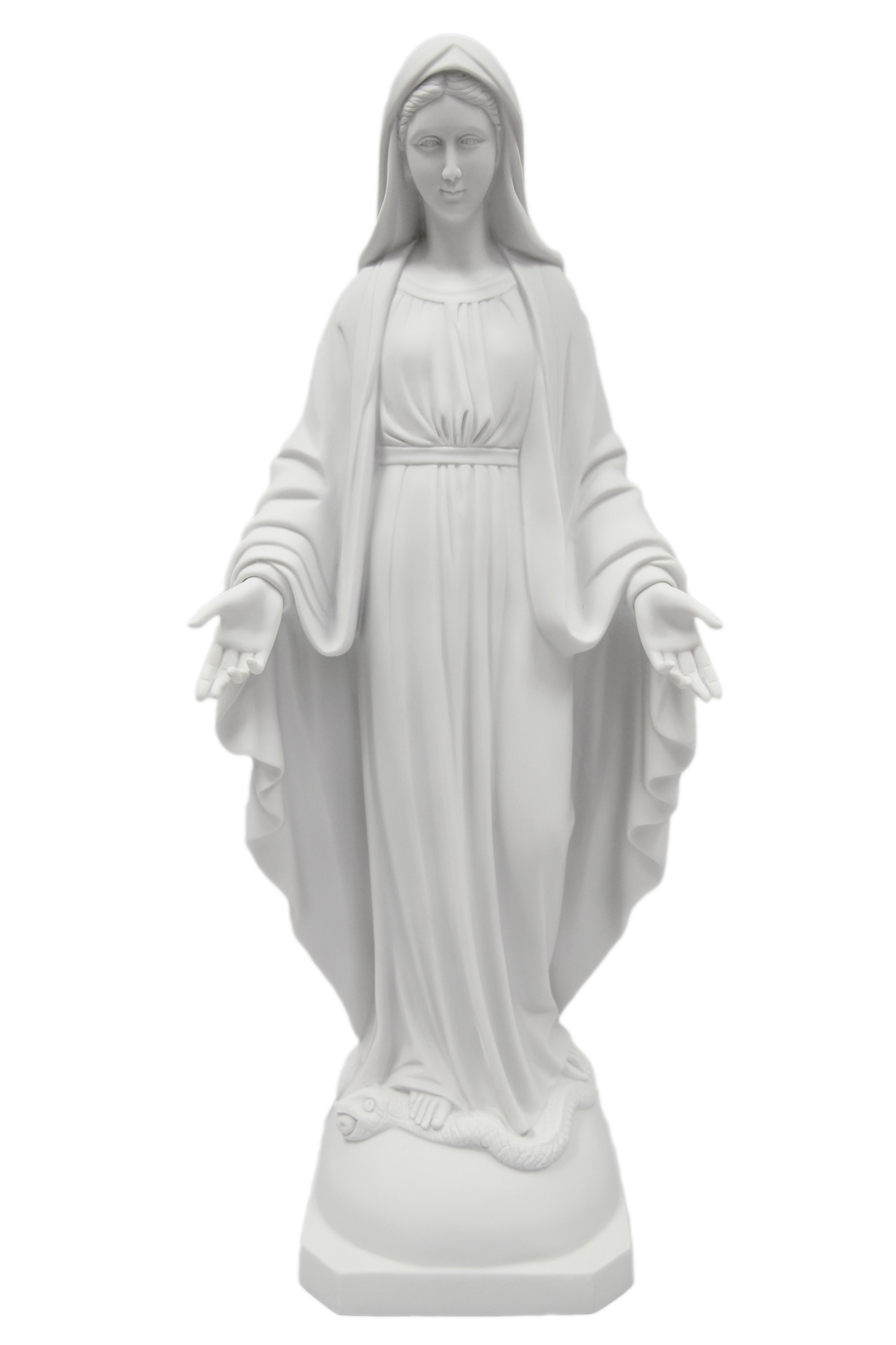 23.5 Inch Our Lady of Grace Virgin Mary Blessed Mother Catholic Statue Made in Italy
