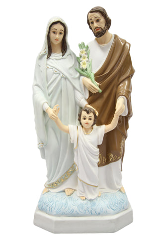 15 Inch Holy Family Catholic Statue of Joseph Mary Jesus Religious Figurine Made in Italy