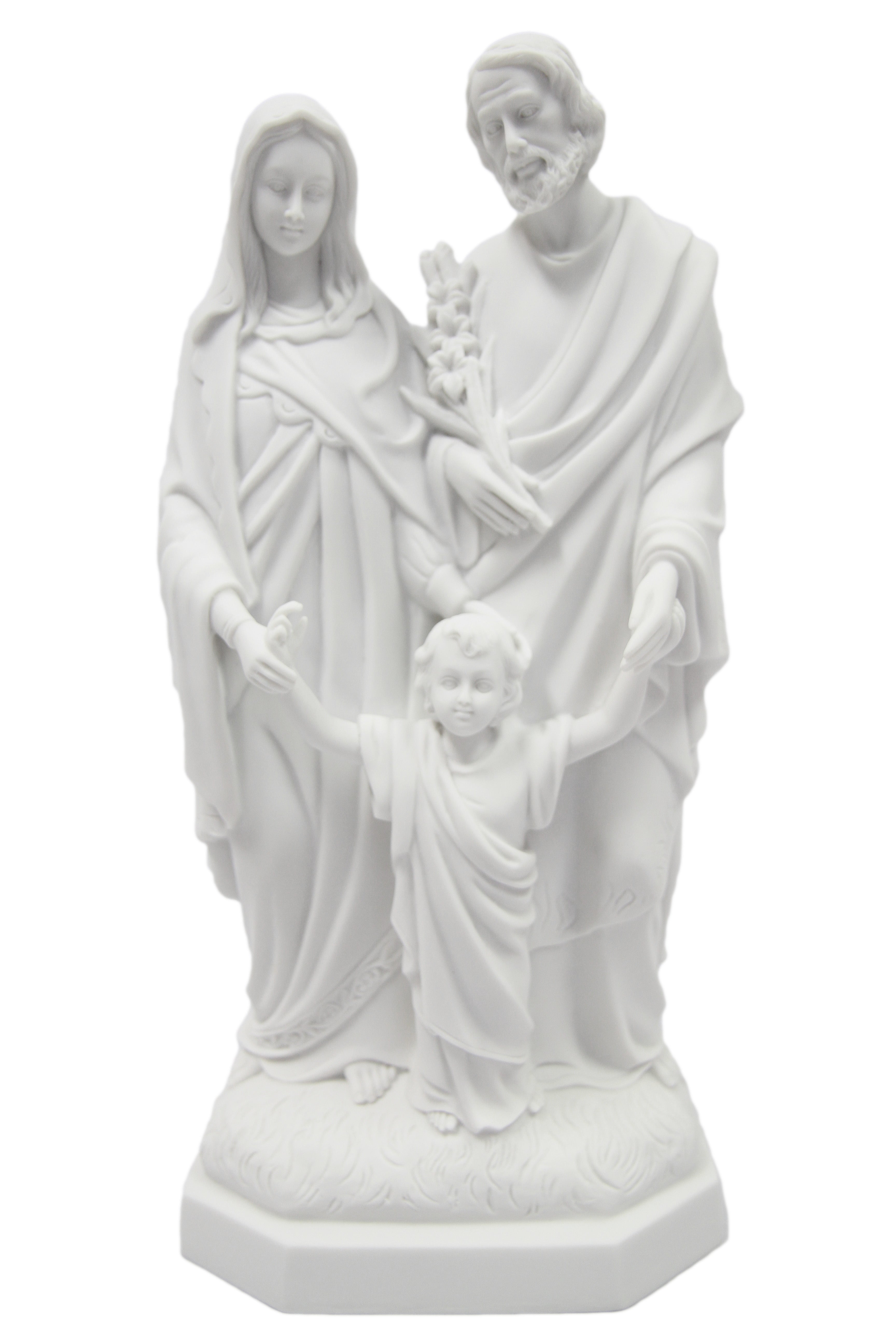 15 Inch Holy Family Catholic Statue of Joseph Mary Jesus Religious Vittoria Collection Made in Italy