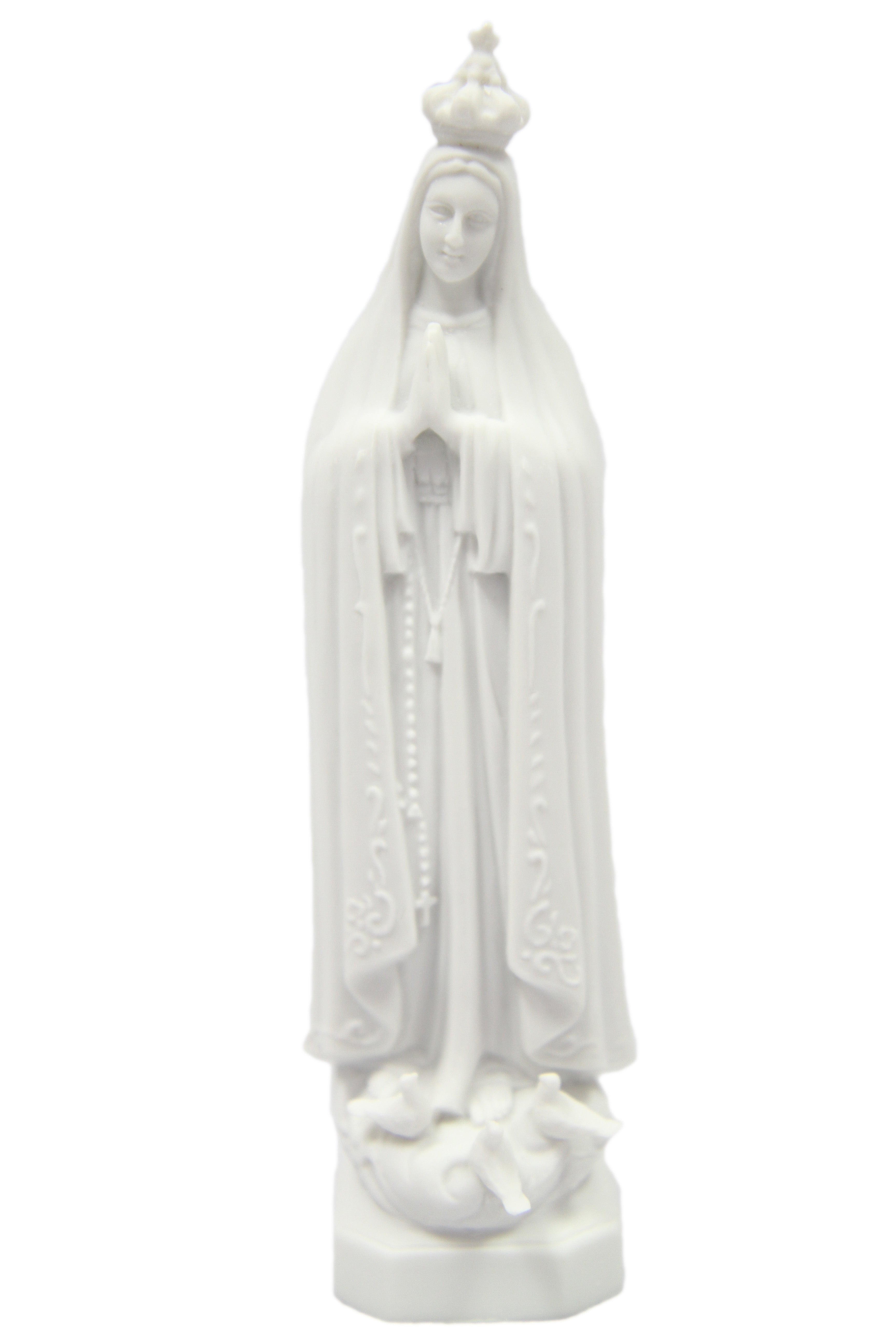 6.5 Inch Our Lady of Fatima Virgin Mary Catholic Statue Vittoria Collection Made in Italy