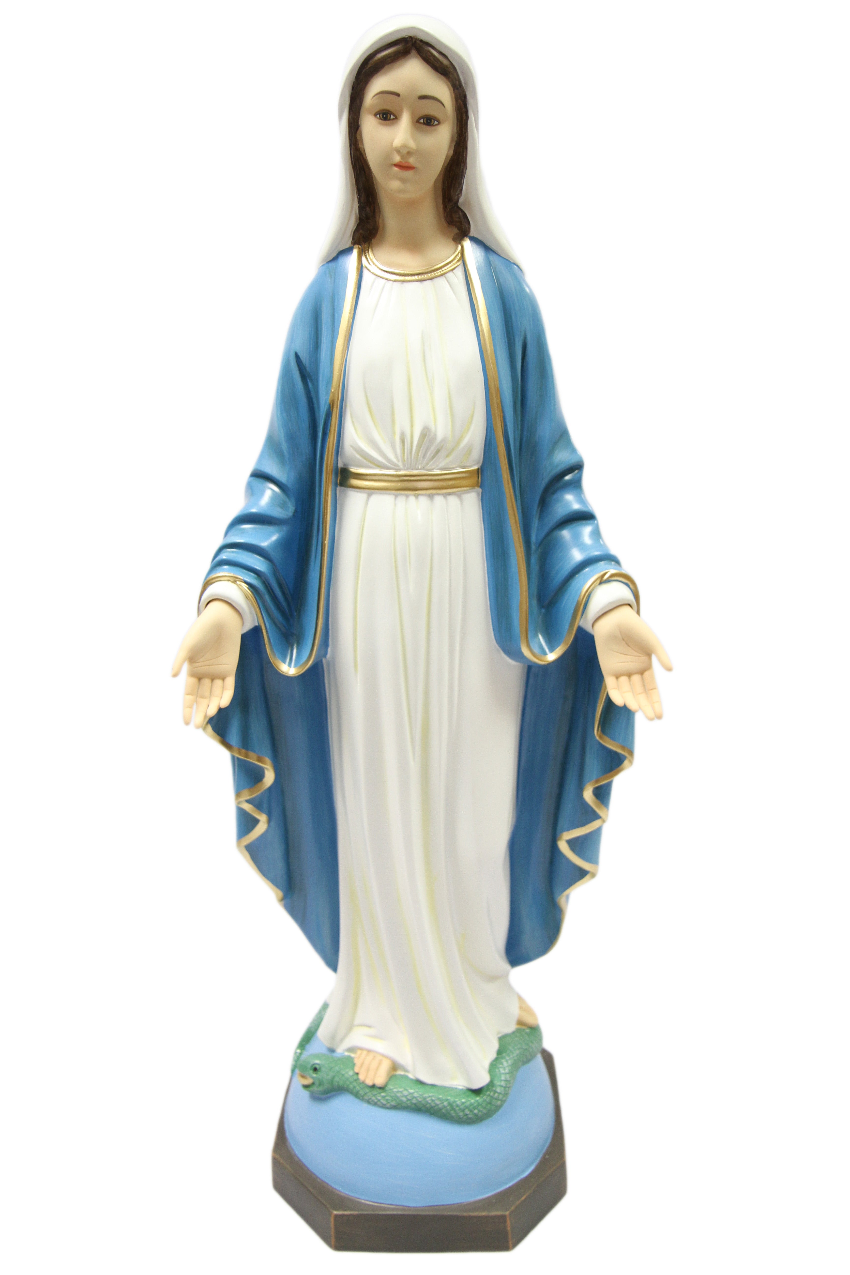 31 Inch Our Lady of Grace Virgin Mary Catholic Statue Sculpture Blessed Mother