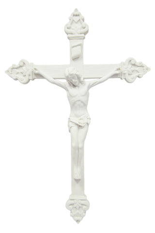23 Inch Wall Hanging Crucifix Crucifixion Cross Jesus Statue Catholic Religious Vittoria Collection Made in Italy