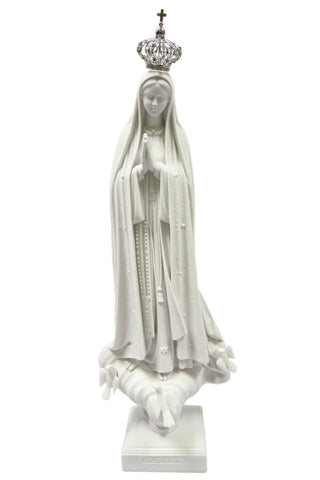 28 Inch Our Lady of Fatima Virgin Mary Catholic Statue Sculpture Religious Blessed Mother