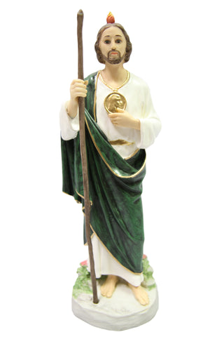 12" Saint St Jude Statue Sculpture Patron of Difficulties Made in Italy