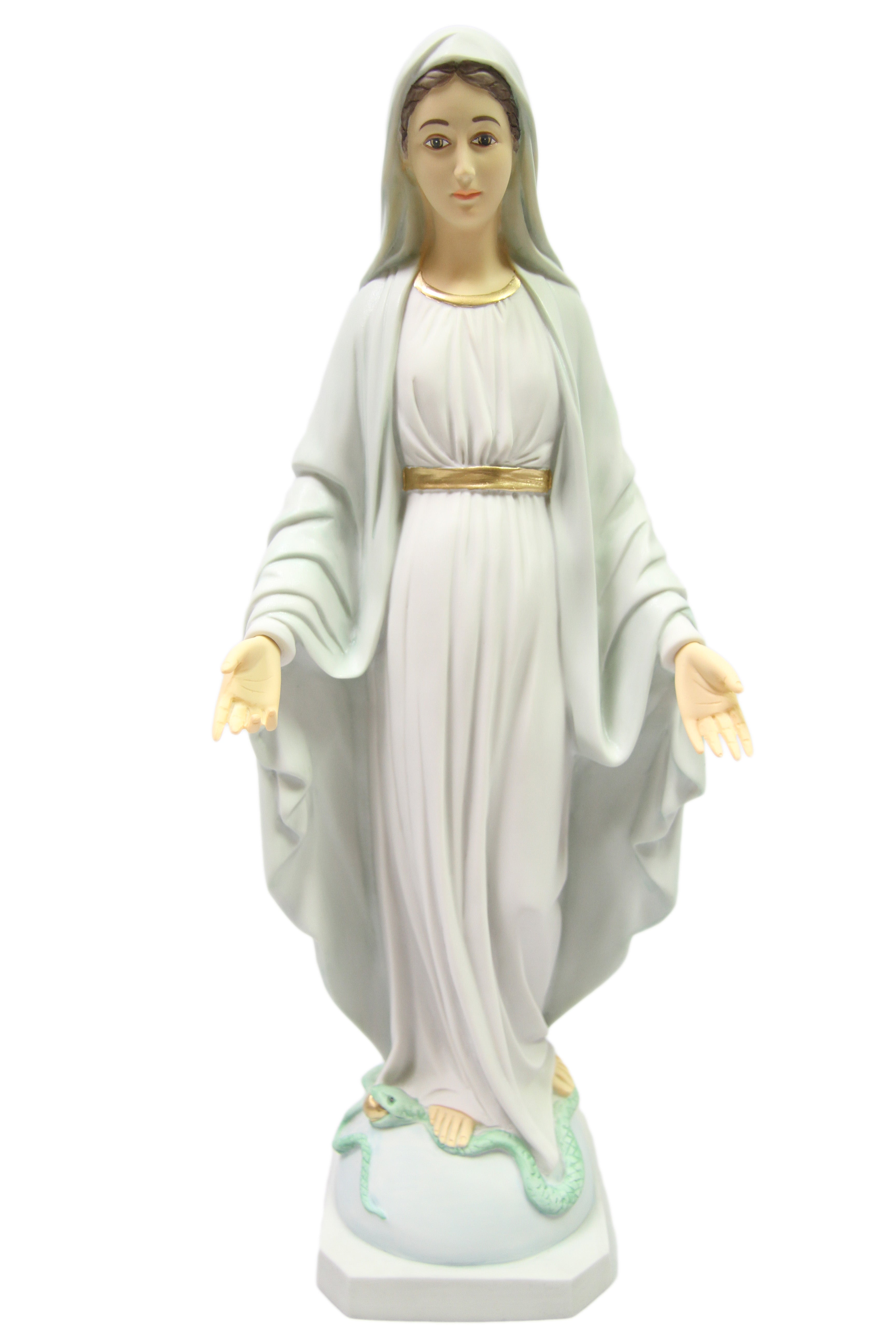 19 Inch Our Lady of Grace Virgin Mary Religious Catholic Statue Vittoria Collection Made in Italy