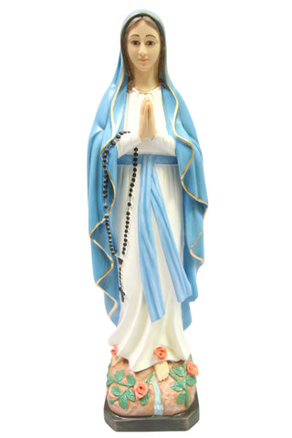 24 Inch Our Lady of Lourdes Virgin Mary Catholic Statue Vittoria Collection Made in Italy Religious