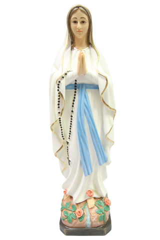 24 Inch Our Lady of Lourdes Virgin Mary Catholic Statue Vittoria Collection Made in Italy
