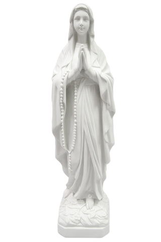 25 Inch Our Lady of Lourdes Catholic Statue Sculpture Vittoria Collection Made in Italy
