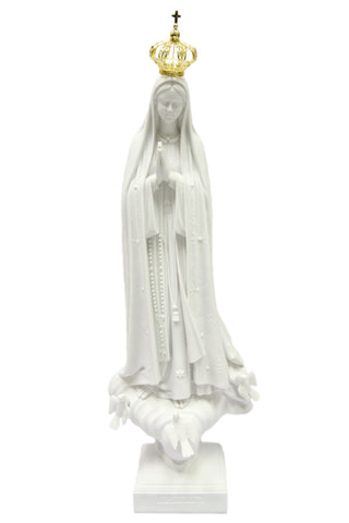28 Inch Our Lady of Fatima Catholic Statue Sculpture Religious Figurine Virgin Mary