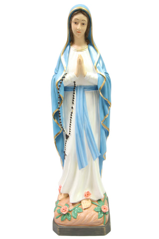 32 Inch Our Lady of Lourdes Virgin Mary Statue Sculpture Vittoria Collection Made in Italy