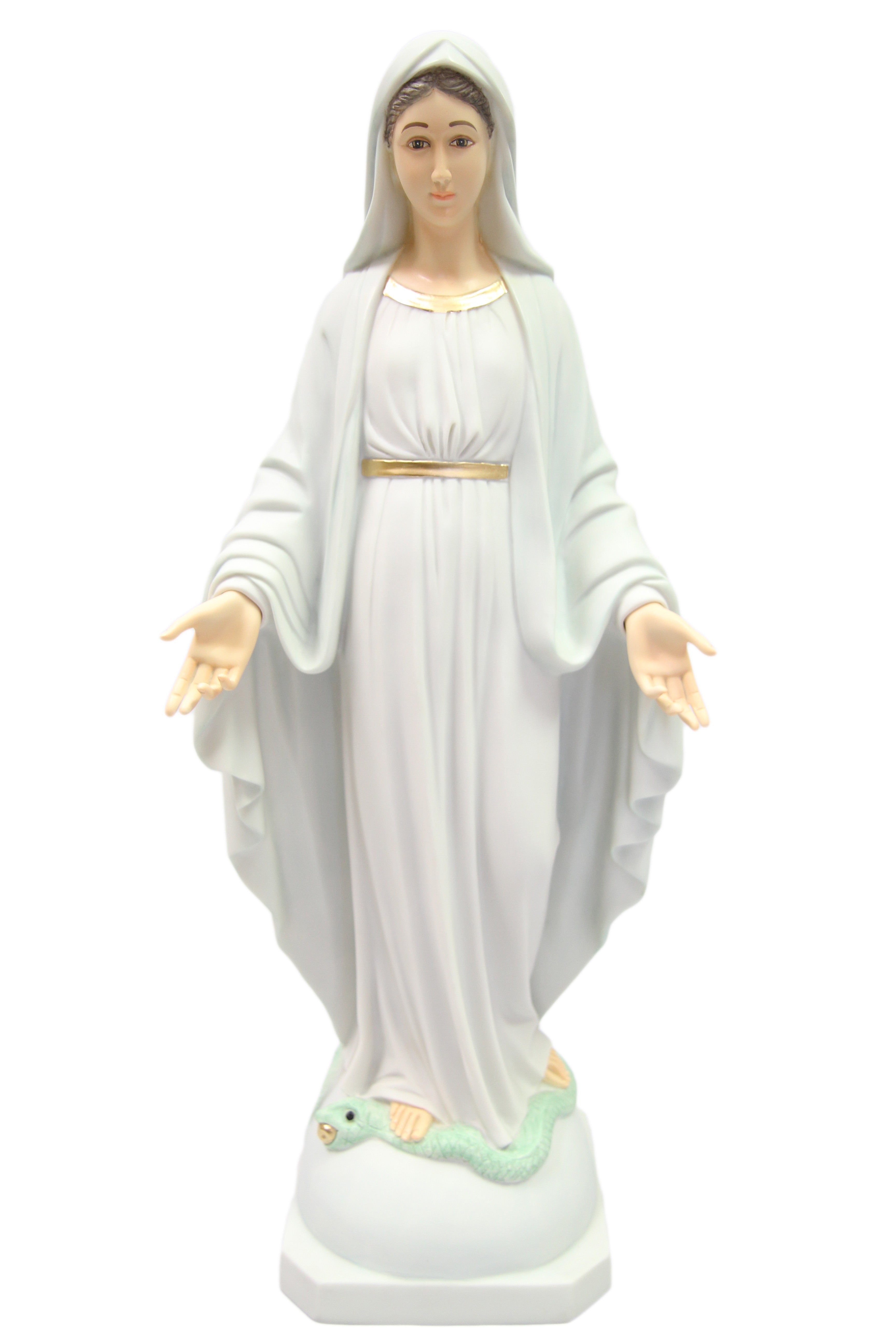 23.5 Inch Our Lady of Grace Virgin Mary Catholic Statue Sculpture Vittoria Collection Made in Italy