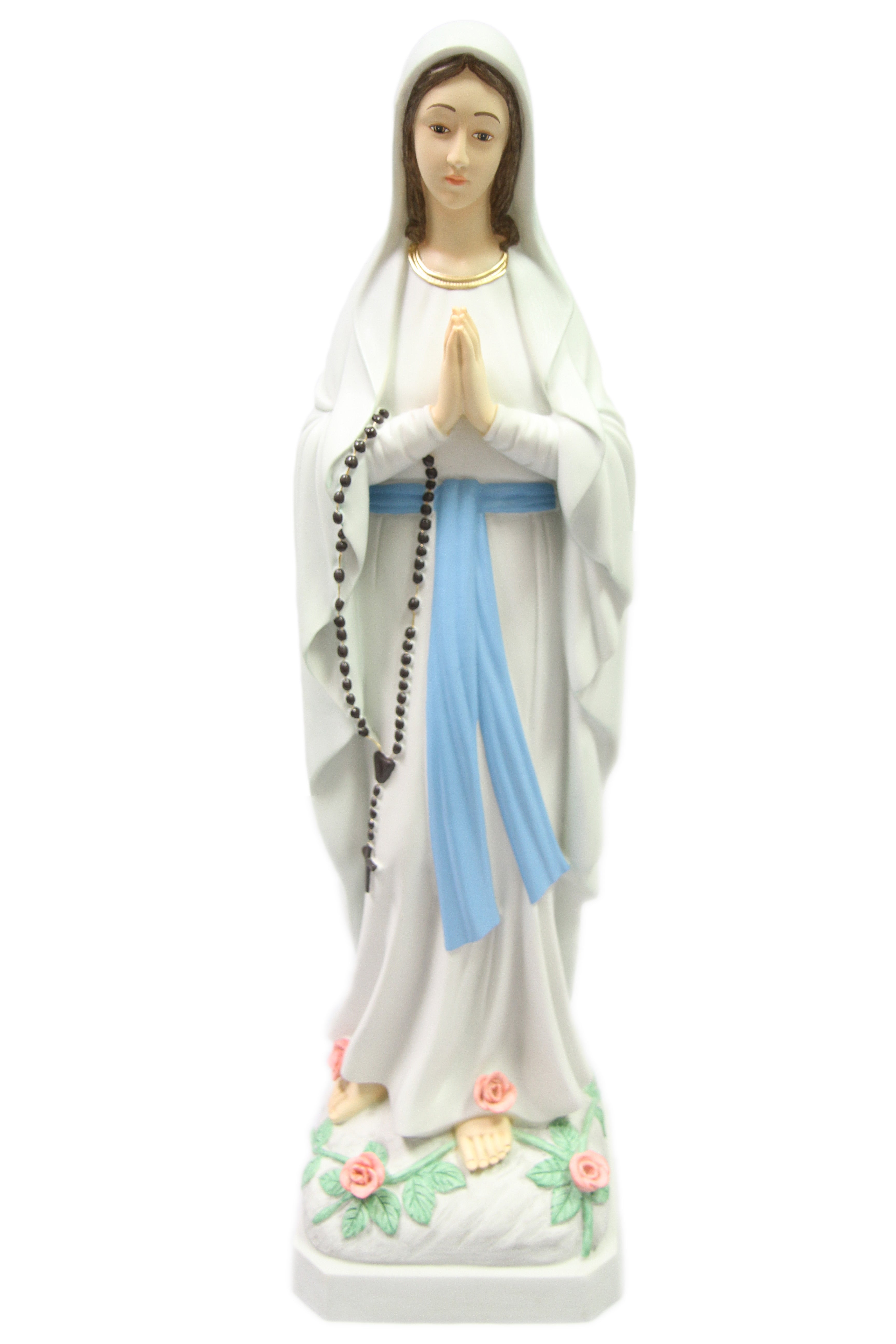 32 Inch Our Lady of Lourdes Catholic Statue Sculpture Vittoria Collection Made in Italy
