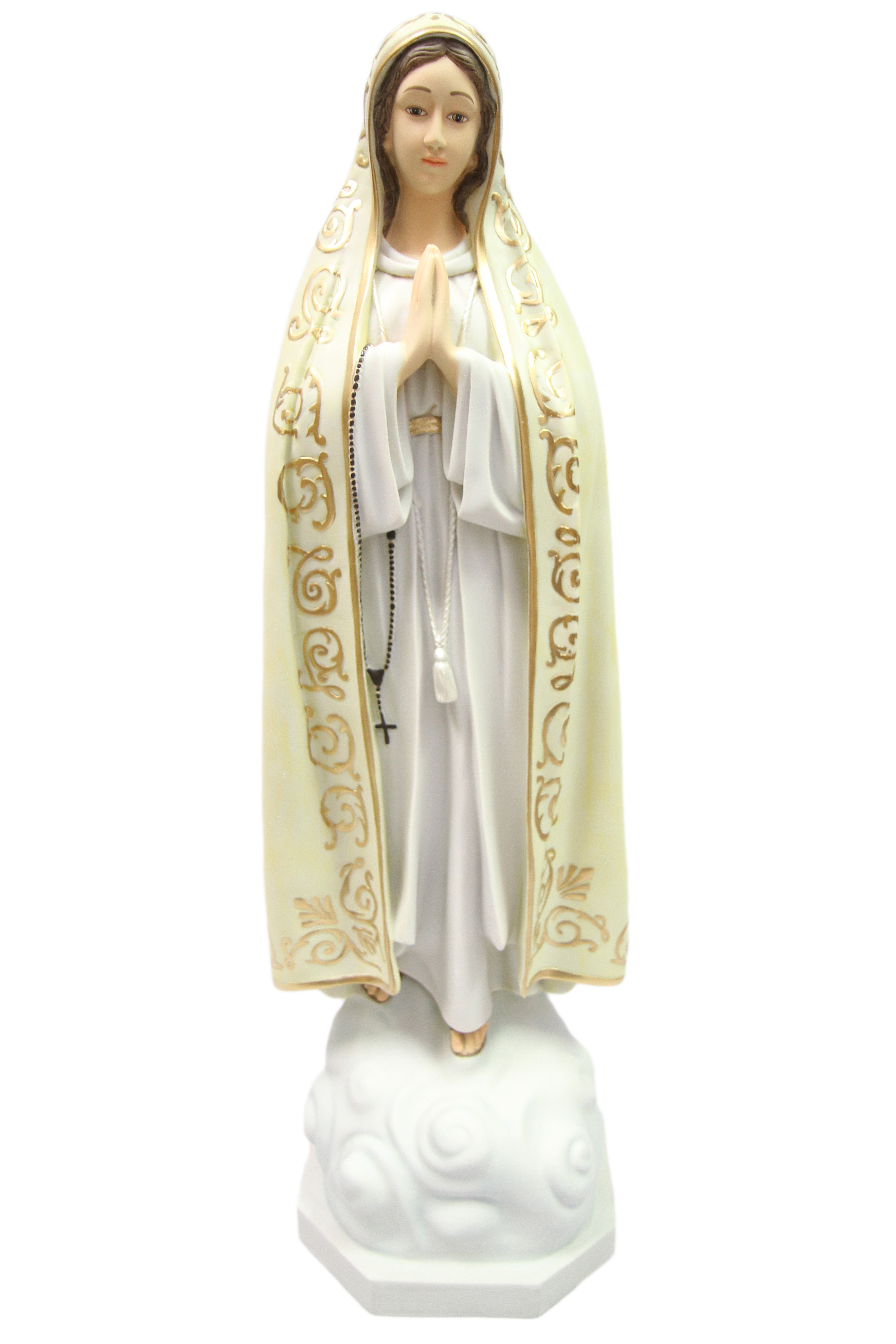 32 Inch Our Lady of Fatima Virgin Mary Mother Catholic Religious Statue Vittoria Collection