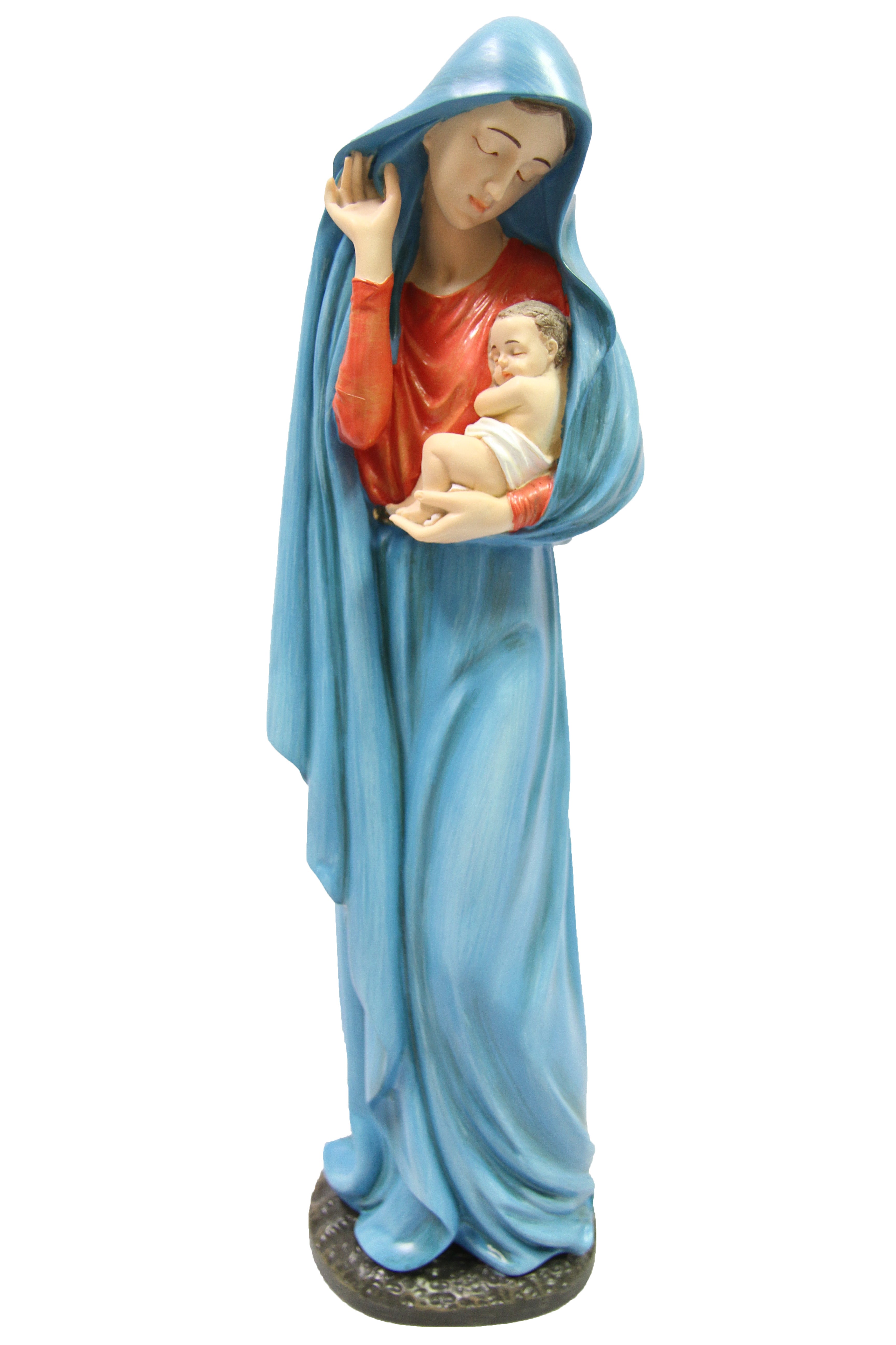 18" Virgin Mary with Holy Child Catholic Statue Vittoria Collection Made in Italy