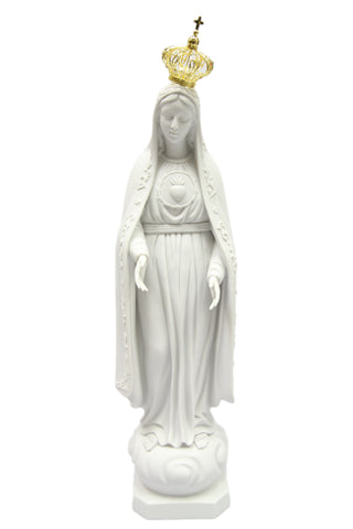 25.5 Inch Our Lady of Fatima Virgin Mary Catholic Statue Vittoria Collection Made in Italy