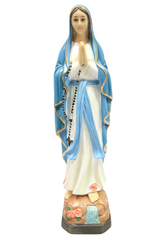 11.5 Inch Our Lady of Lourdes Virgin Mary Catholic Statue Vittoria Collection Made in Italy