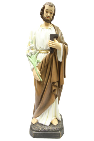 32 Inch Saint Joseph the Worker Catholic Religious Statue Figurine Vittoria Collection Made in Italy