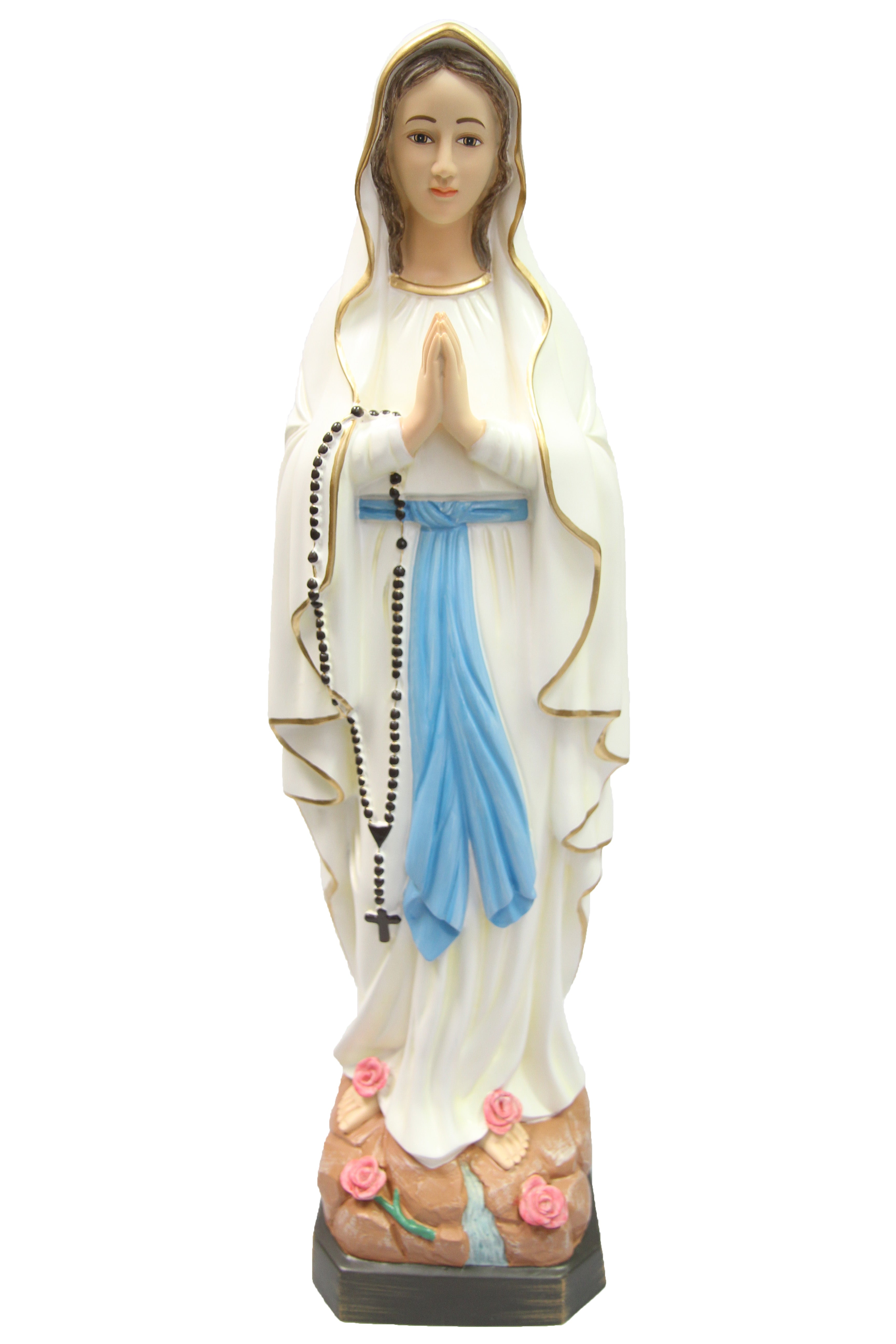 27 Inch Our Lady of Lourdes Virgin Mary Catholic Statue Vittoria Collection Made in Italy
