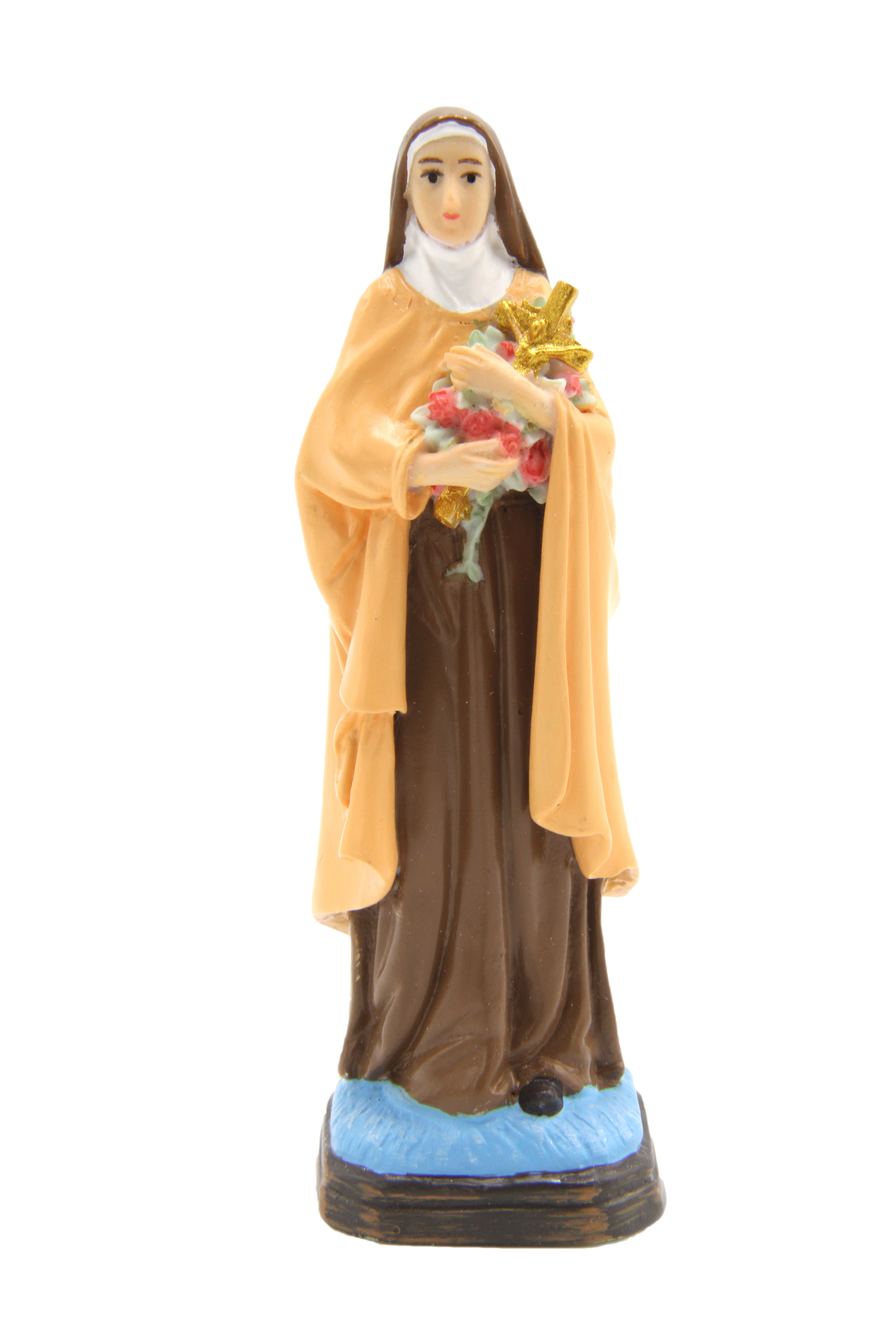 4.25 Inch Saint Therese The Little Flower Catholic Statue Figurine Vittoria Collection
