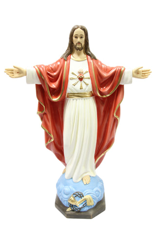 24 Inch Blessing Jesus Christ Catholic Statue Figurine Vittoria Collection Made in Italy